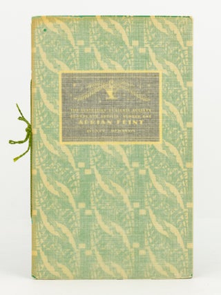 Item #116238 The Australian Ex Libris Society. Bookplate Artists Number One. Adrian Feint....