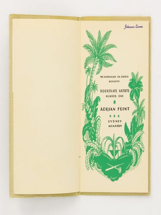 The Australian Ex Libris Society. Bookplate Artists Number One. Adrian Feint