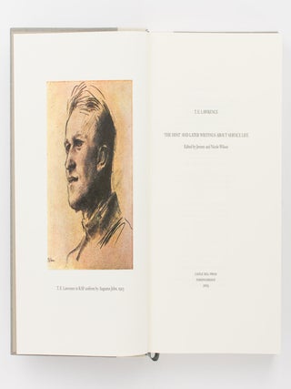 'The Mint' and Later Writings about Service Life. Edited by Jeremy and Nicole Wilson