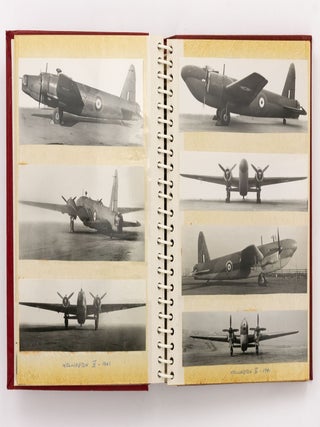 An album of 119 photographs of British aircraft of the Second World War, chiefly various models of the Vickers Wellington and Vickers Warwick bombers, including many rare and unique prototypes