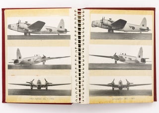 An album of 119 photographs of British aircraft of the Second World War, chiefly various models of the Vickers Wellington and Vickers Warwick bombers, including many rare and unique prototypes