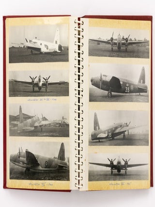 An album of 119 photographs of British aircraft of the Second World War, chiefly various models of the Vickers Wellington and Vickers Warwick bombers, including many rare and unique prototypes