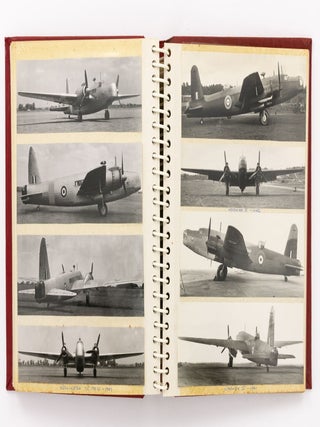 An album of 119 photographs of British aircraft of the Second World War, chiefly various models of the Vickers Wellington and Vickers Warwick bombers, including many rare and unique prototypes