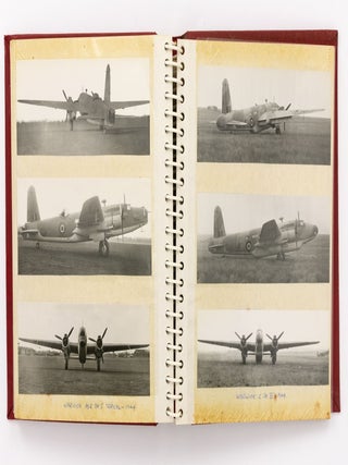 An album of 119 photographs of British aircraft of the Second World War, chiefly various models of the Vickers Wellington and Vickers Warwick bombers, including many rare and unique prototypes