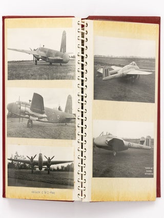 An album of 119 photographs of British aircraft of the Second World War, chiefly various models of the Vickers Wellington and Vickers Warwick bombers, including many rare and unique prototypes