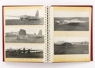 An album of 119 photographs of British aircraft of the Second World War, chiefly various models of the Vickers Wellington and Vickers Warwick bombers, including many rare and unique prototypes