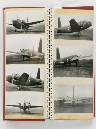 An album of 119 photographs of British aircraft of the Second World War, chiefly various models of the Vickers Wellington and Vickers Warwick bombers, including many rare and unique prototypes