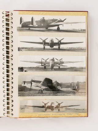 An album of 119 photographs of British aircraft of the Second World War, chiefly various models of the Vickers Wellington and Vickers Warwick bombers, including many rare and unique prototypes
