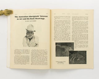 The Australian Aboriginal's Interest in Art and his Rock Drawings. [Contained in] The Art Student. An Illustrated Magazine for Students & Lovers of Art. Volume 1, Number 2, 1 April 1932