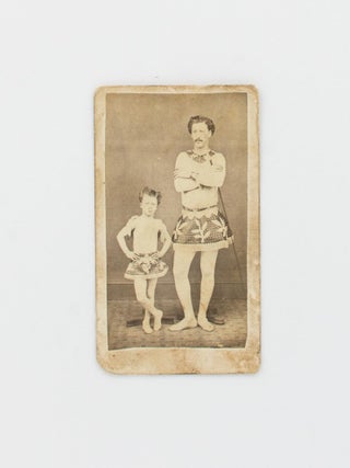 Item #116487 A carte de visite of the famous Brazilian circus equestrians Martinho Lowande and...