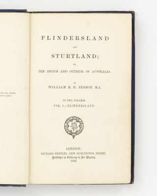 Flindersland and Sturtland; or, The Inside and Outside of Australia