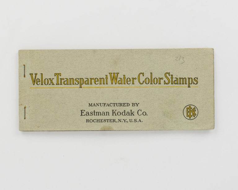Item #116543 Velox Transparent Water Color [sic] Stamps. Manufactured by Eastman Kodak Co. Trade Catalogue.
