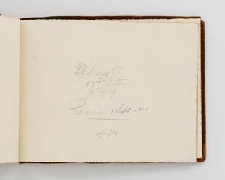Dinner offered by Mr Hugh D. McIntosh to Heroes of the AIF on whom His Majesty the King conferred the Victoria Cross for Valour. Hotel Australia on the night of Armistice Day, November 11th, 1919 ['For Valour' (cover title)]