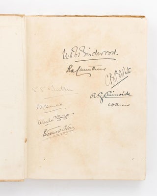 Item #116565 A collection of important signatures written on the front flyleaf of a copy of 'Told...