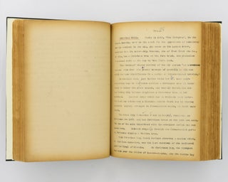 A heavily amended duplicate typescript manuscript of an unpublished reference work, 'The Sea, Ships and Men'