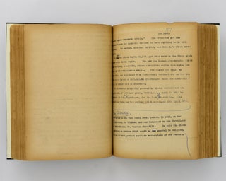 A heavily amended duplicate typescript manuscript of an unpublished reference work, 'The Sea, Ships and Men'