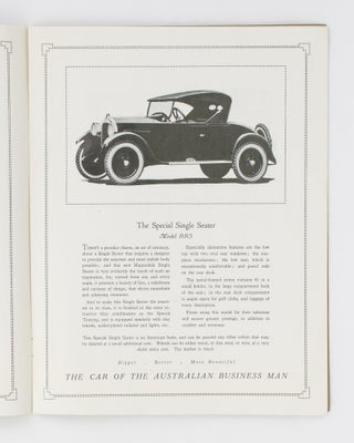 The New Hupmobile Series R... The Car of the Australian Family [The New Hupmobile. Still Greater Value (cover title)]