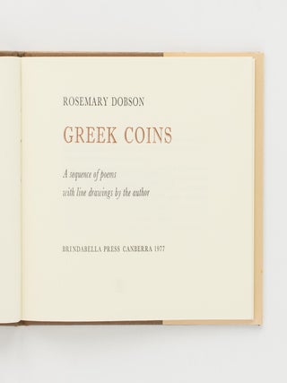 Greek Coins. A Sequence of Poems with Line Drawings by the Author