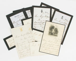 Item #116725 A collection of five autograph letters signed by Queen Victoria ('VR') to Miss Sarah...