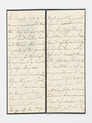 A collection of five autograph letters signed by Queen Victoria ('VR') to Miss Sarah Anne Hildyard, governess to the royal children and a confidante of the Queen