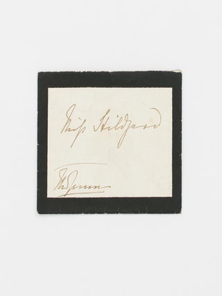 A collection of five autograph letters signed by Queen Victoria ('VR') to Miss Sarah Anne Hildyard, governess to the royal children and a confidante of the Queen