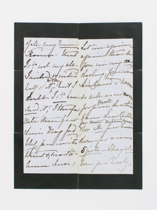 A collection of five autograph letters signed by Queen Victoria ('VR') to Miss Sarah Anne Hildyard, governess to the royal children and a confidante of the Queen