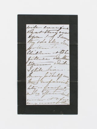 A collection of five autograph letters signed by Queen Victoria ('VR') to Miss Sarah Anne Hildyard, governess to the royal children and a confidante of the Queen