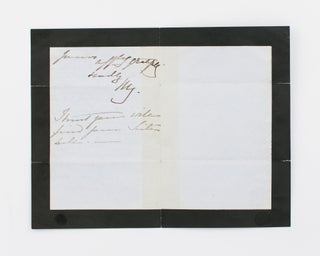 A collection of five autograph letters signed by Queen Victoria ('VR') to Miss Sarah Anne Hildyard, governess to the royal children and a confidante of the Queen