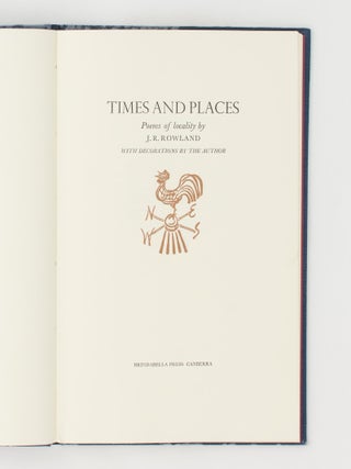 Times and Places. Poems of Locality