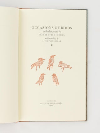 Occasions of Birds and other Poems