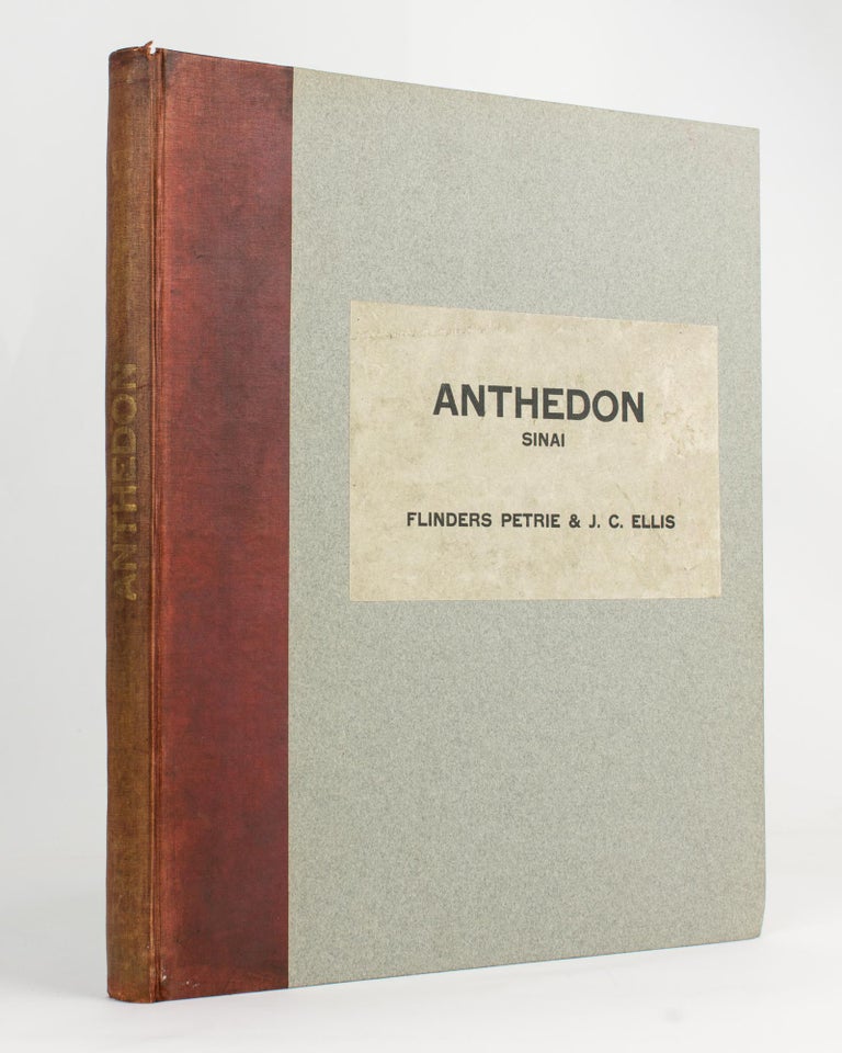 Item #116754 Anthedon, Sinai. Flinders PETRIE, J C. ELLIS.