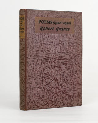 Item #116908 Poems 1926-1930. Robert GRAVES
