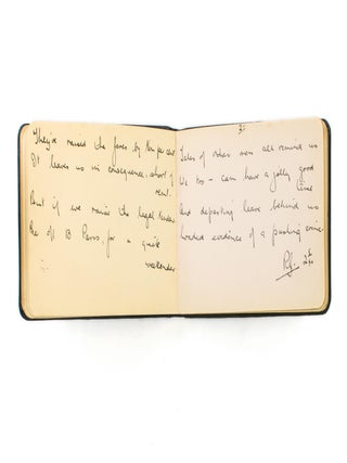 Item #116914 An autograph poem initialled by Robert Graves, written in 1940 in a small autograph...