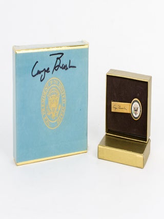 Item #116916 A unopened double-deck of Air Force Two playing cards, with the unbroken outer seal...