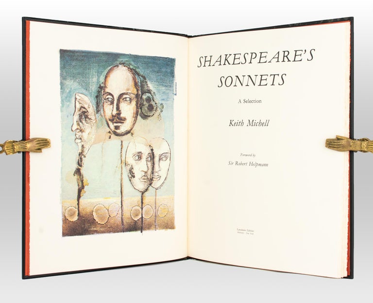 Item #117165 Shakespeare's Sonnets. A Selection. [Illustrated by] Keith Michell. Foreword by Sir Robert Helpmann. William SHAKESPEARE.