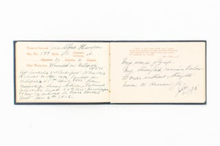 'Autographs of My Comrades On Active Service' [cover title of a small album containing the particulars and signatures of 20 Australian servicemen, at least 16 of them Gallipoli veterans]