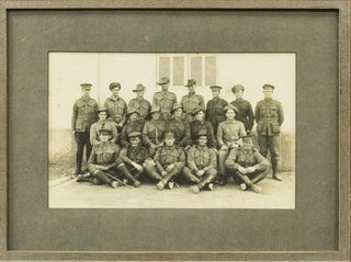 Item #117314 A group photograph of 19 members of the 22nd Battalion at Heliopolis in January...