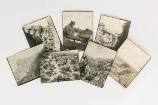 Item #117319 A superb collection of 60 vintage photographs showing life in the trenches at...