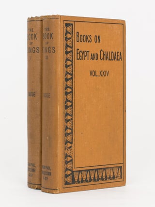 Item #117593 The Book of the Kings of Egypt, or the Ka, Nebti, Horus, Suten Bat and Ra Names of...
