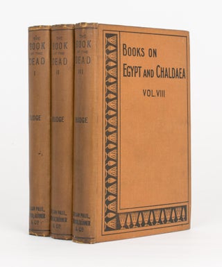 Item #117596 The Book of the Dead. An English Translation of the Chapters, Hymns, etc., of the...