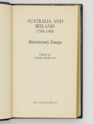 Australia and Ireland, 1788-1988. Bicentenary Essays