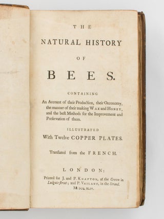 Item #117770 The Natural History of Bees. Containing an Account of their Production, their...