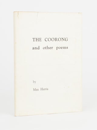 Item #117847 The Coorong and Other Poems. Max HARRIS