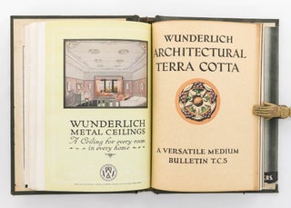 Item #117854 A collection of catalogues issued by Wunderlich Limited, 'Manufacturers of Building...