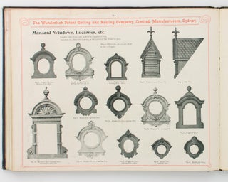 Item #117897 The Wunderlich Patent Ceiling and Roofing Co., Ltd. Manufacturers, Sydney, NSW....