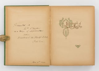 Rubaiyat of Omar Khayyam. Presented by Willy Pogany