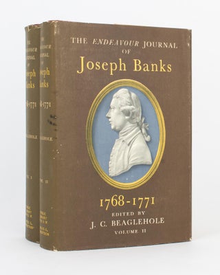 Item #118223 The 'Endeavour' Journal of Joseph Banks, 1768-1771. Edited by J.C. Beaglehole. Sir...
