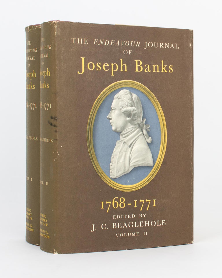 Item #118223 The 'Endeavour' Journal of Joseph Banks, 1768-1771. Edited by J.C. Beaglehole. Sir Joseph BANKS.