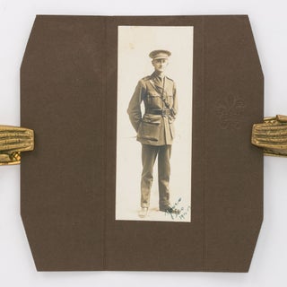 Item #118243 A vintage portrait photograph of an unknown officer. Unknown Australian Officer