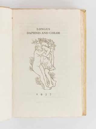 Daphnis and Chloe. A Most Sweet and Pleasant Romance for Young Ladies, translated out of the Greek of Longus by Geo. Thornley